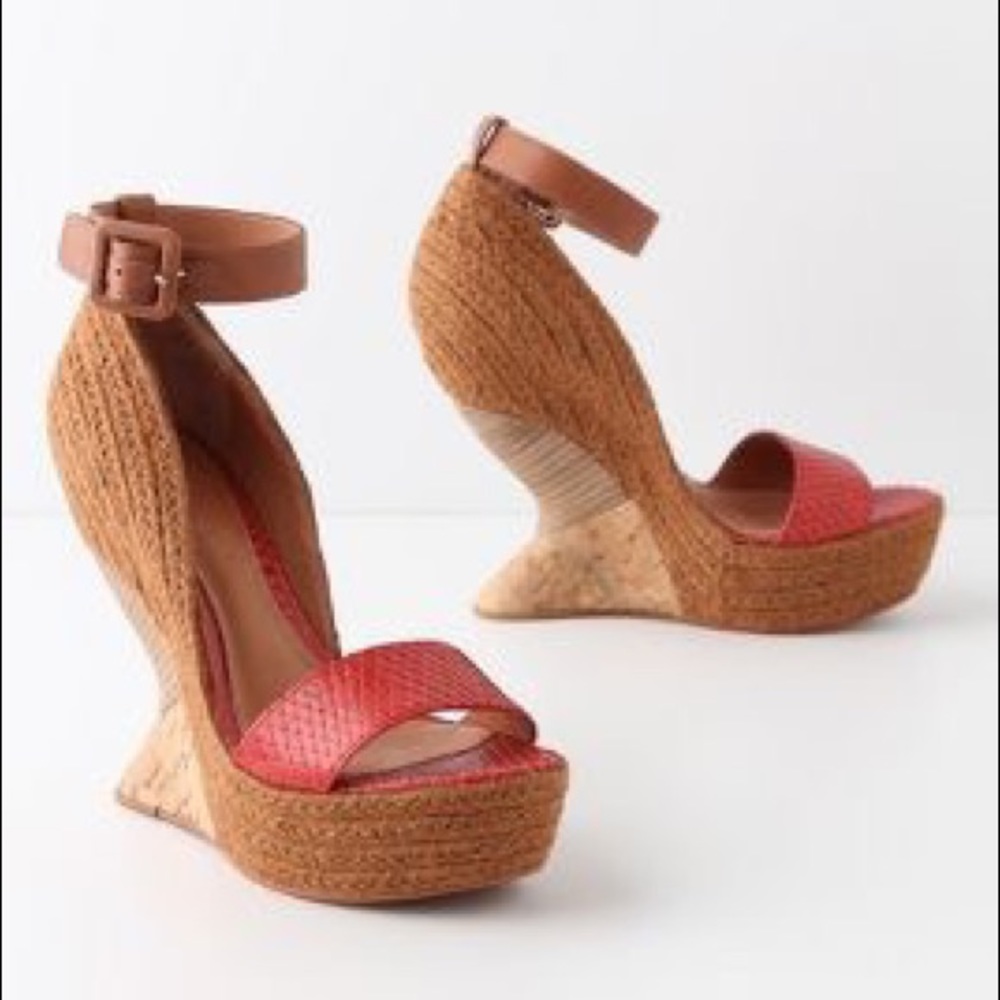 Anthropologie Leifsdottir Kaati espadrille wedges